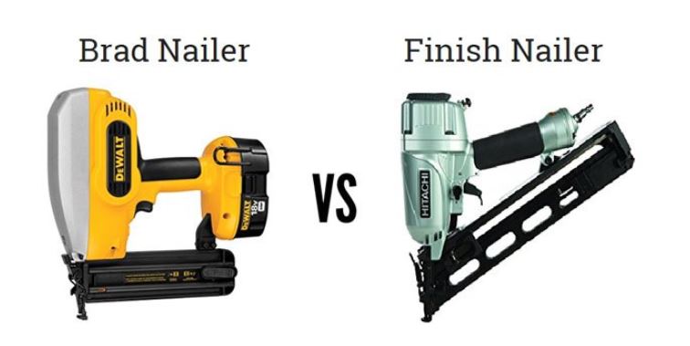 Finishing Nailers vs. Brad Nailers