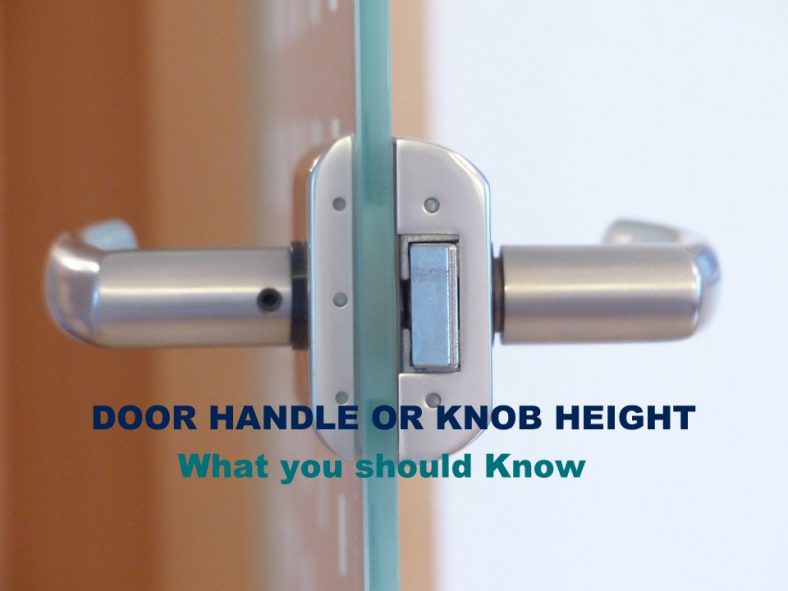Standard Door Handle and Knob Height