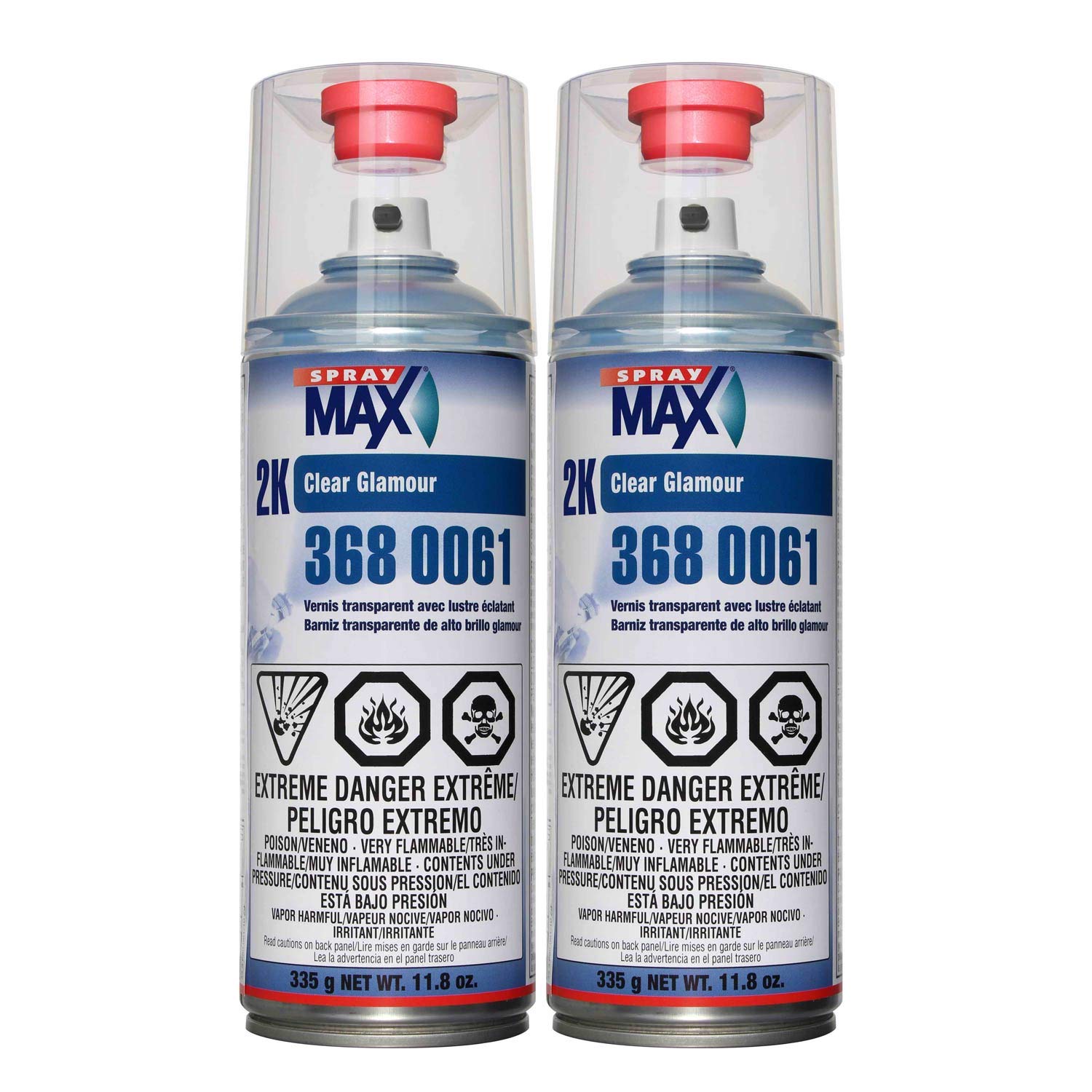 USC Spray Max 2k High Gloss Clearcoat Aerosol 2 PACK